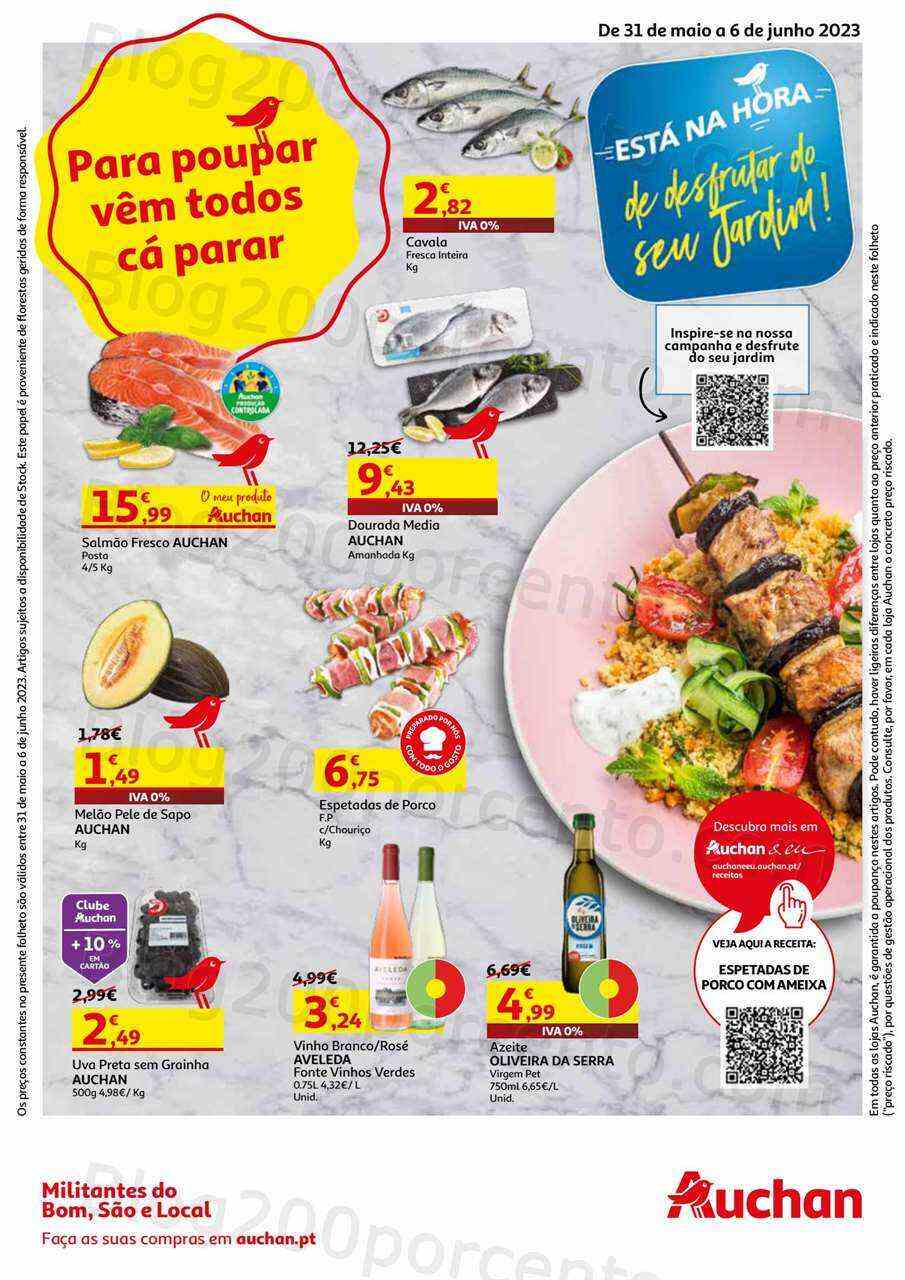 Antevisão Folheto AUCHAN Promoções de 31 maio a 6 junho
