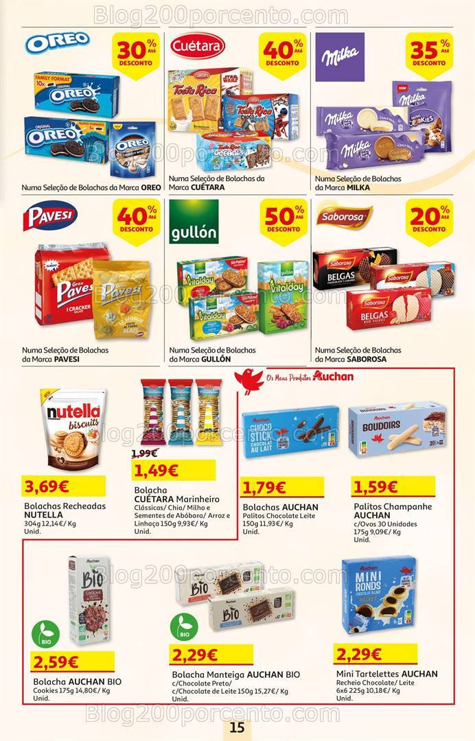 Antevisão Folheto AUCHAN Promoções de 3 a 16 outubro