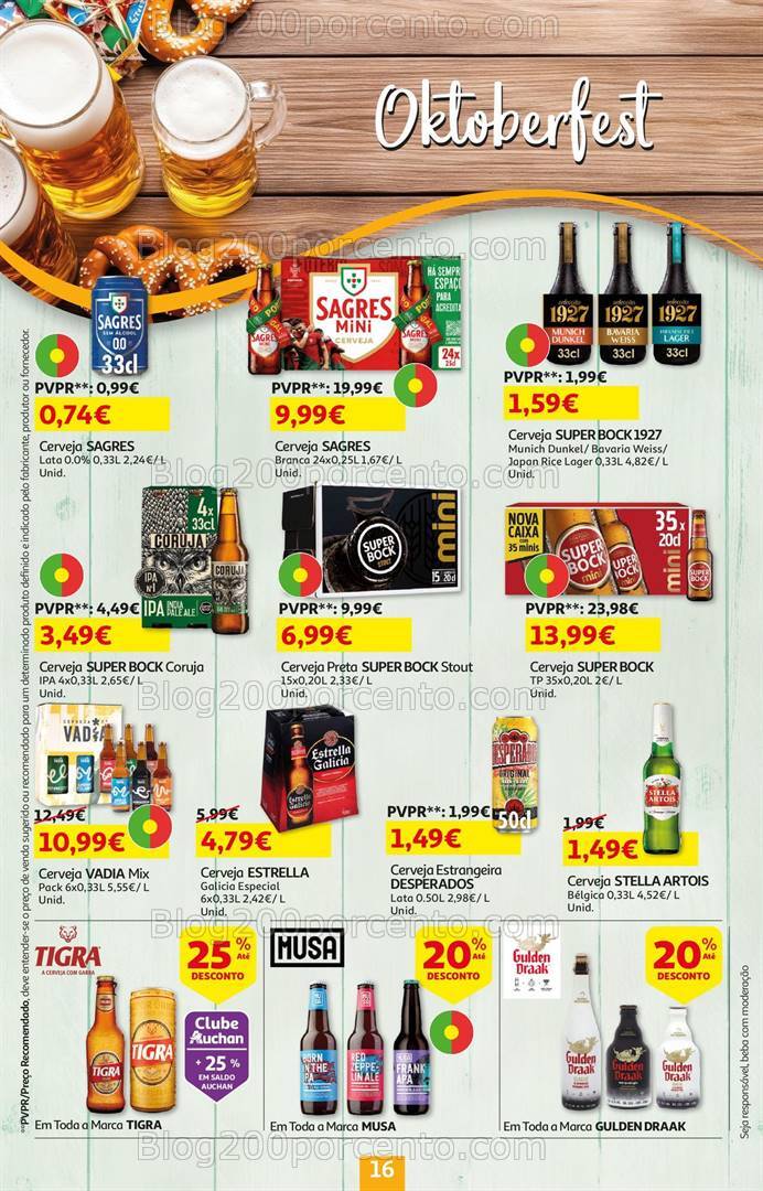 Antevisão Folheto AUCHAN Promoções de 3 a 16 outubro