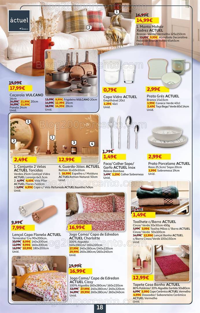 Antevisão Folheto AUCHAN Promoções de 3 a 16 outubro