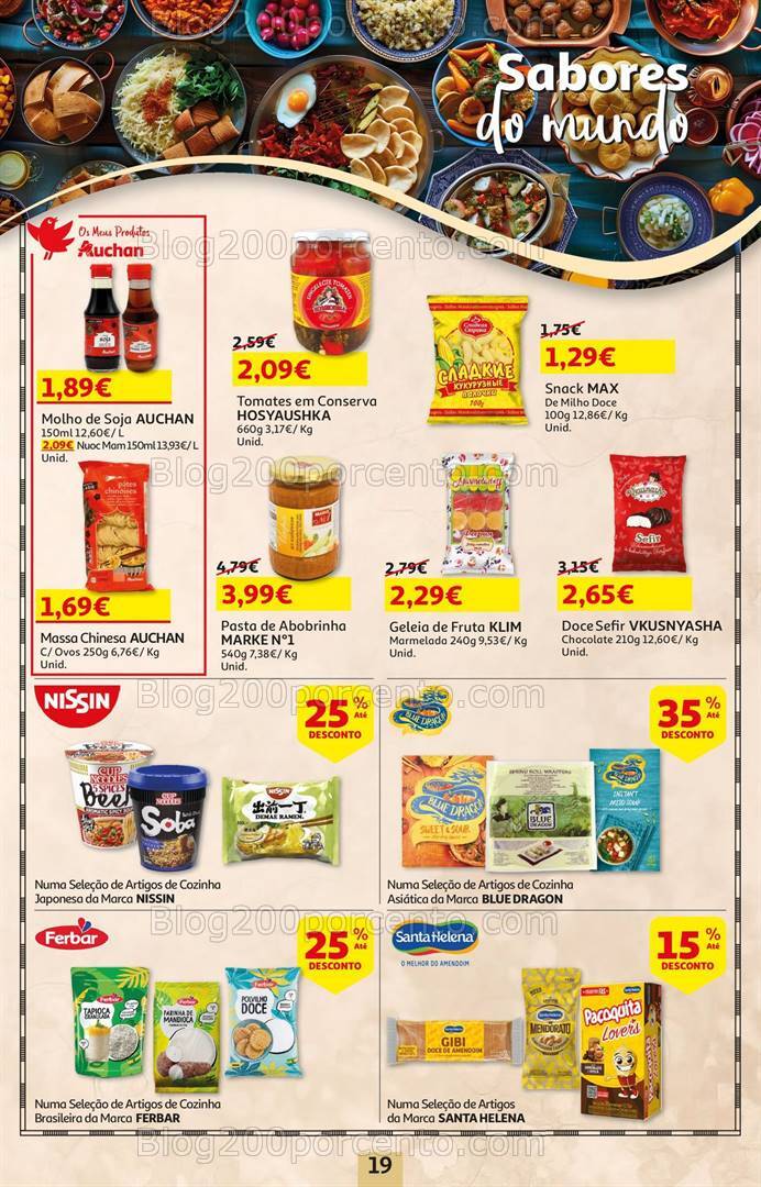 Antevisão Folheto AUCHAN Promoções de 3 a 16 outubro