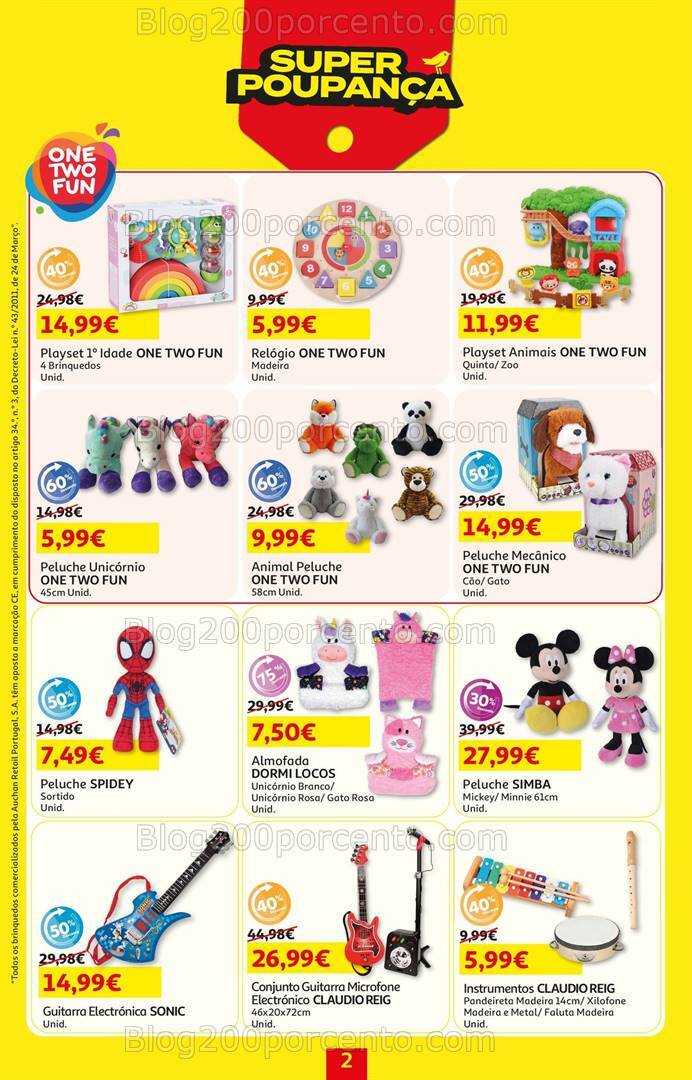 Antevisão Folheto AUCHAN Promoções de 3 a 16 outubro