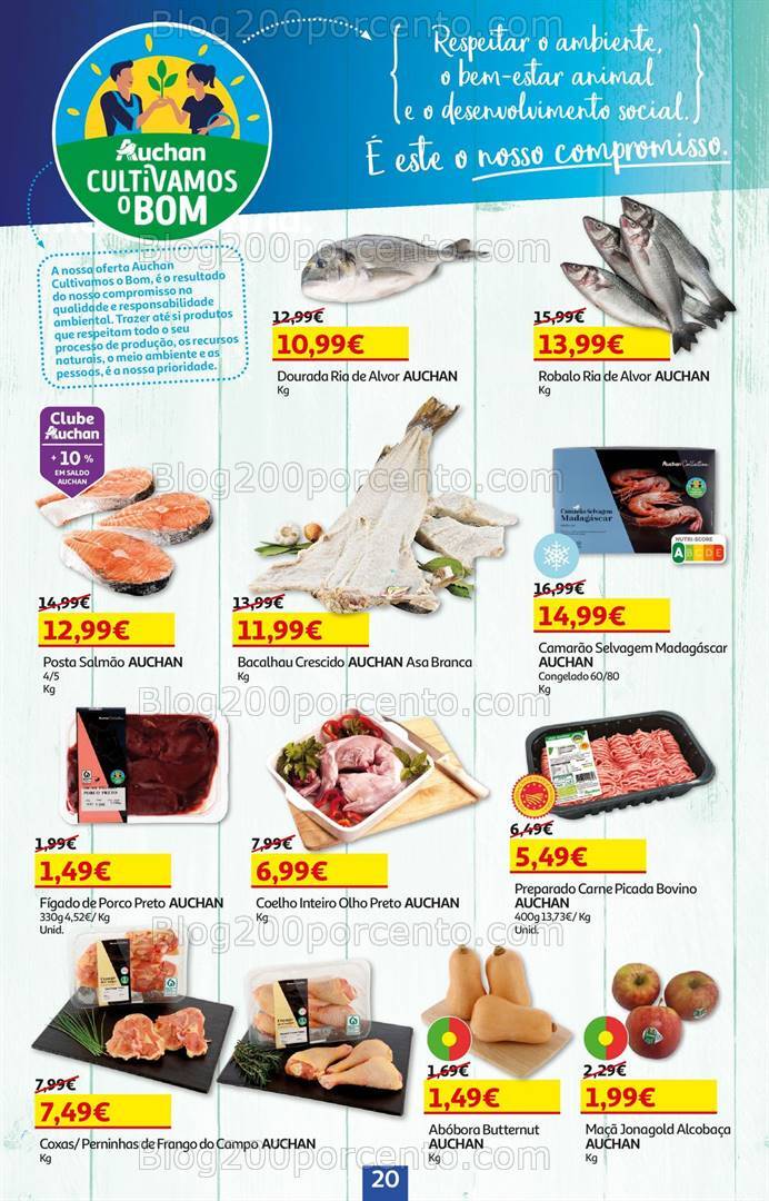 Antevisão Folheto AUCHAN Promoções de 3 a 16 outubro