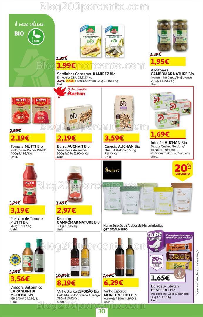 Antevisão Folheto AUCHAN Promoções de 3 a 16 outubro