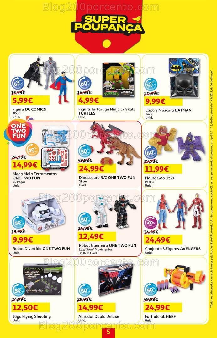 Antevisão Folheto AUCHAN Promoções de 3 a 16 outubro