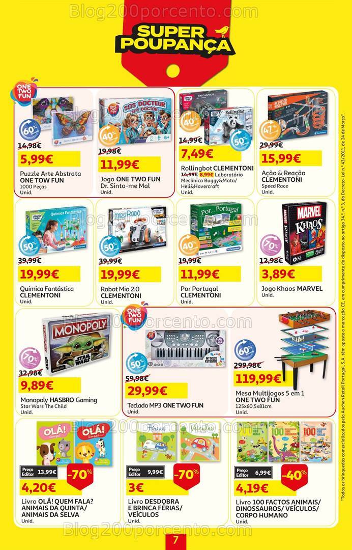 Antevisão Folheto AUCHAN Promoções de 3 a 16 outubro