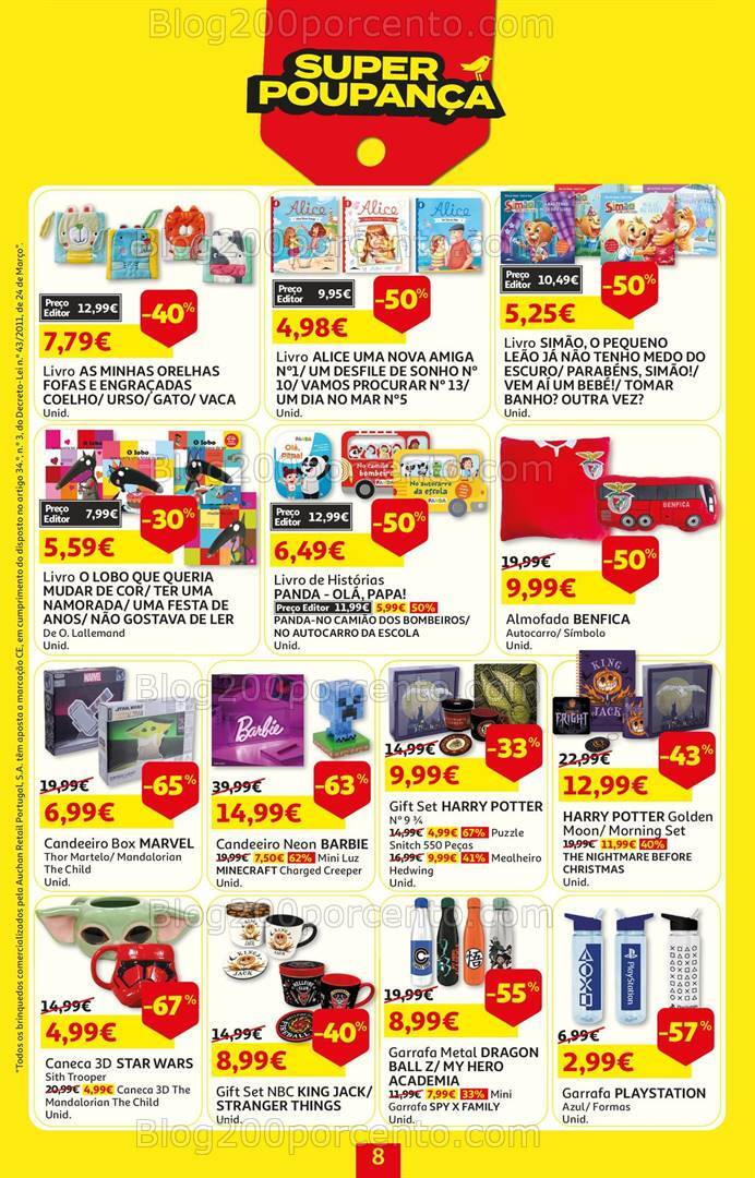 Antevisão Folheto AUCHAN Promoções de 3 a 16 outubro