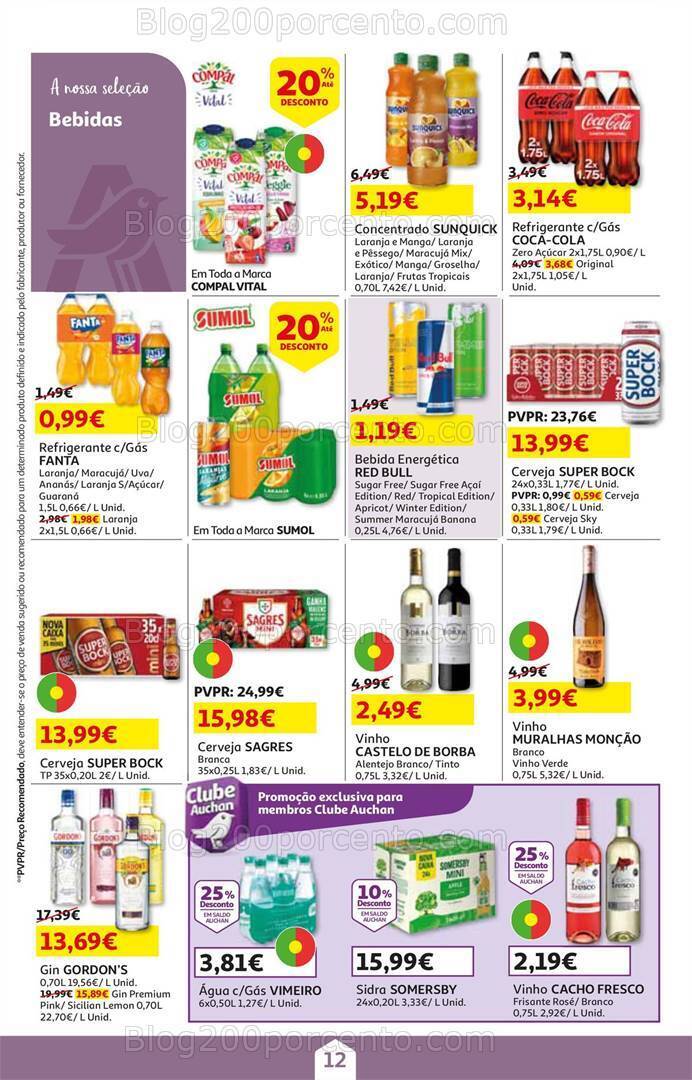 Antevisão Folheto AUCHAN Verão Promoções de 3 a 18 junho
