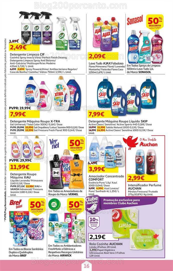 Antevisão Folheto AUCHAN Verão Promoções de 3 a 18 junho
