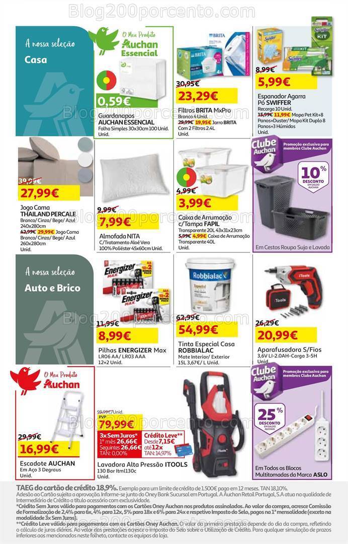 Antevisão Folheto AUCHAN Verão Promoções de 3 a 18 junho