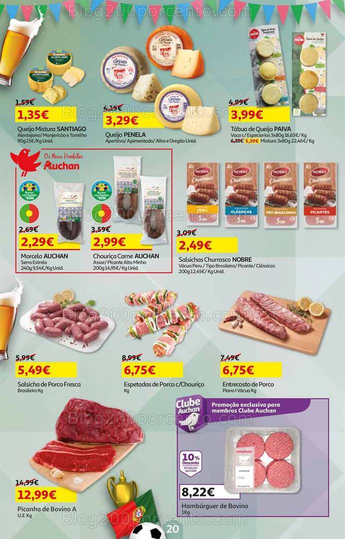 Antevisão Folheto AUCHAN Verão Promoções de 3 a 18 junho