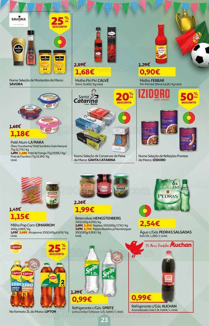 Antevisão Folheto AUCHAN Verão Promoções de 3 a 18 junho