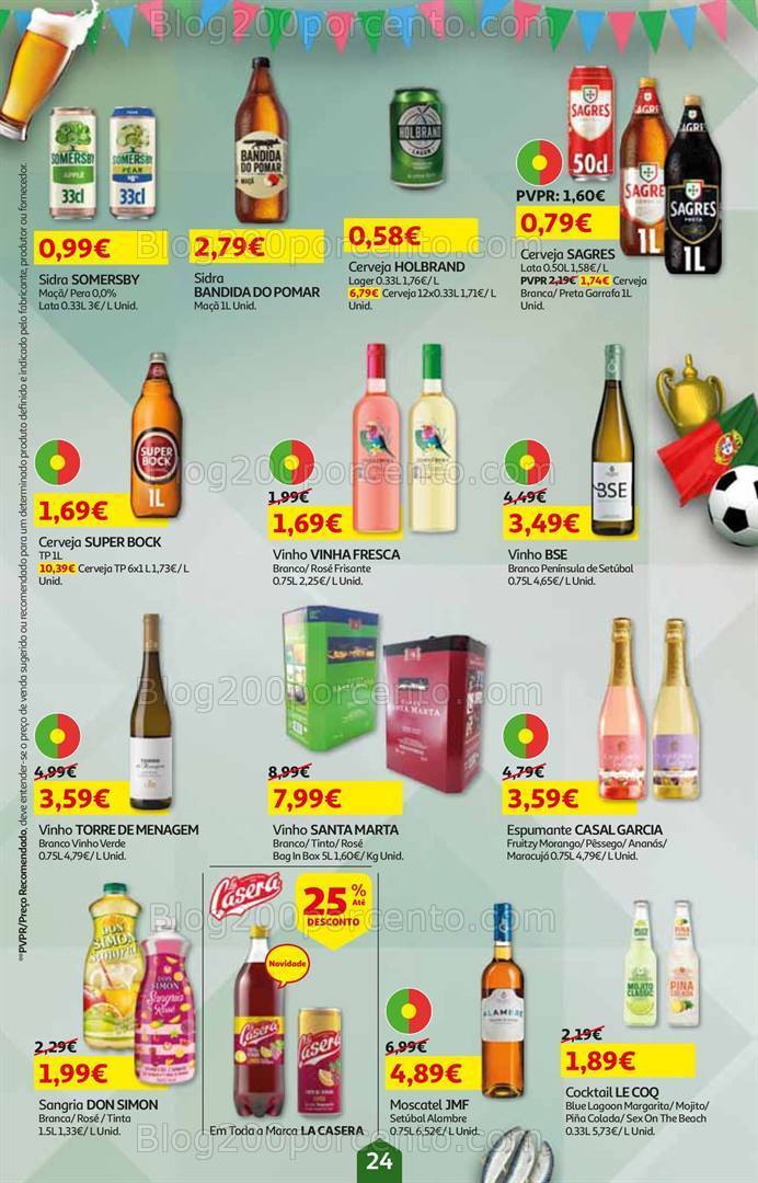 Antevisão Folheto AUCHAN Verão Promoções de 3 a 18 junho