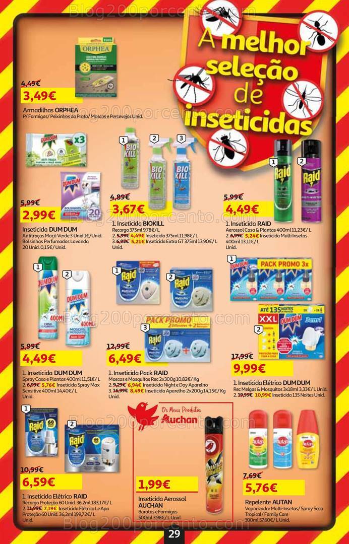 Antevisão Folheto AUCHAN Verão Promoções de 3 a 18 junho