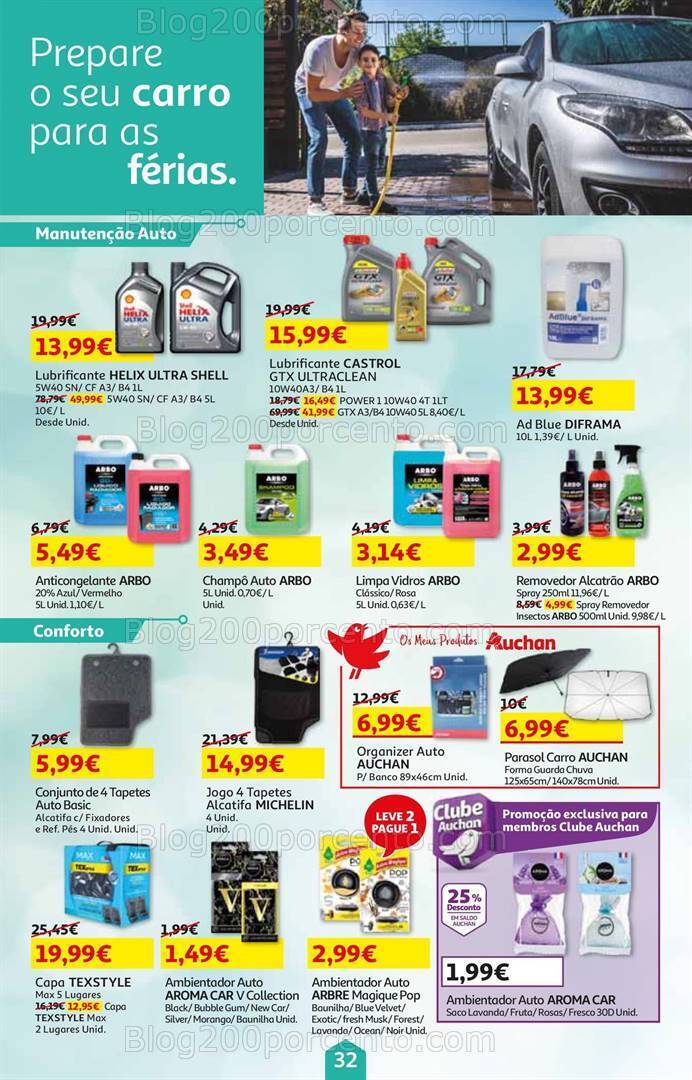 Antevisão Folheto AUCHAN Verão Promoções de 3 a 18 junho
