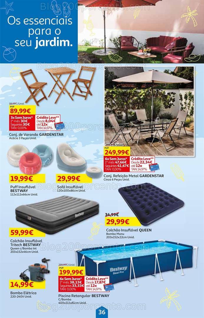 Antevisão Folheto AUCHAN Verão Promoções de 3 a 18 junho