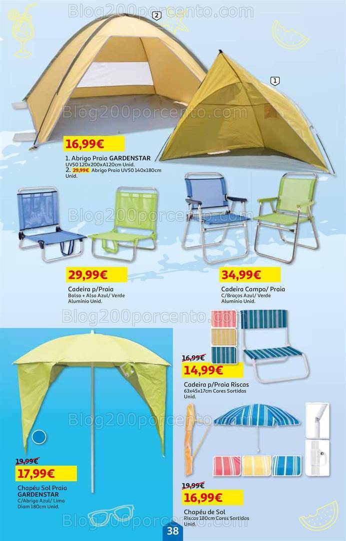 Antevisão Folheto AUCHAN Verão Promoções de 3 a 18 junho