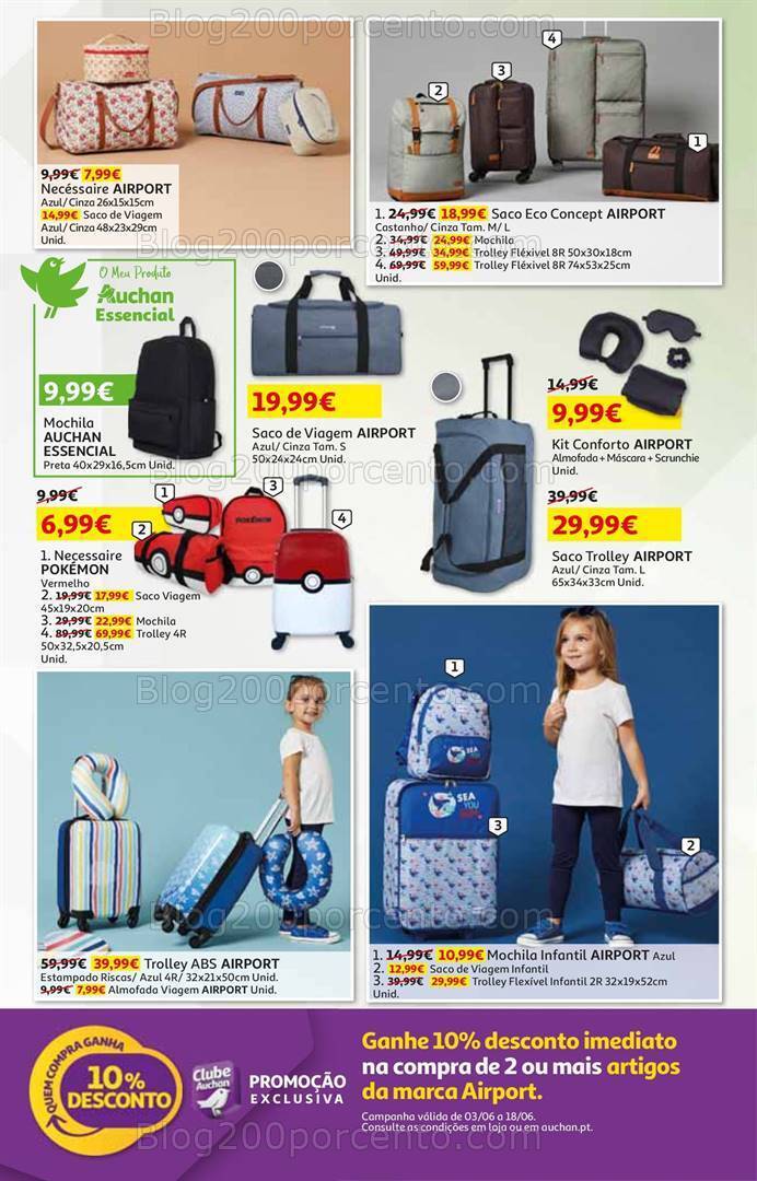Antevisão Folheto AUCHAN Verão Promoções de 3 a 18 junho