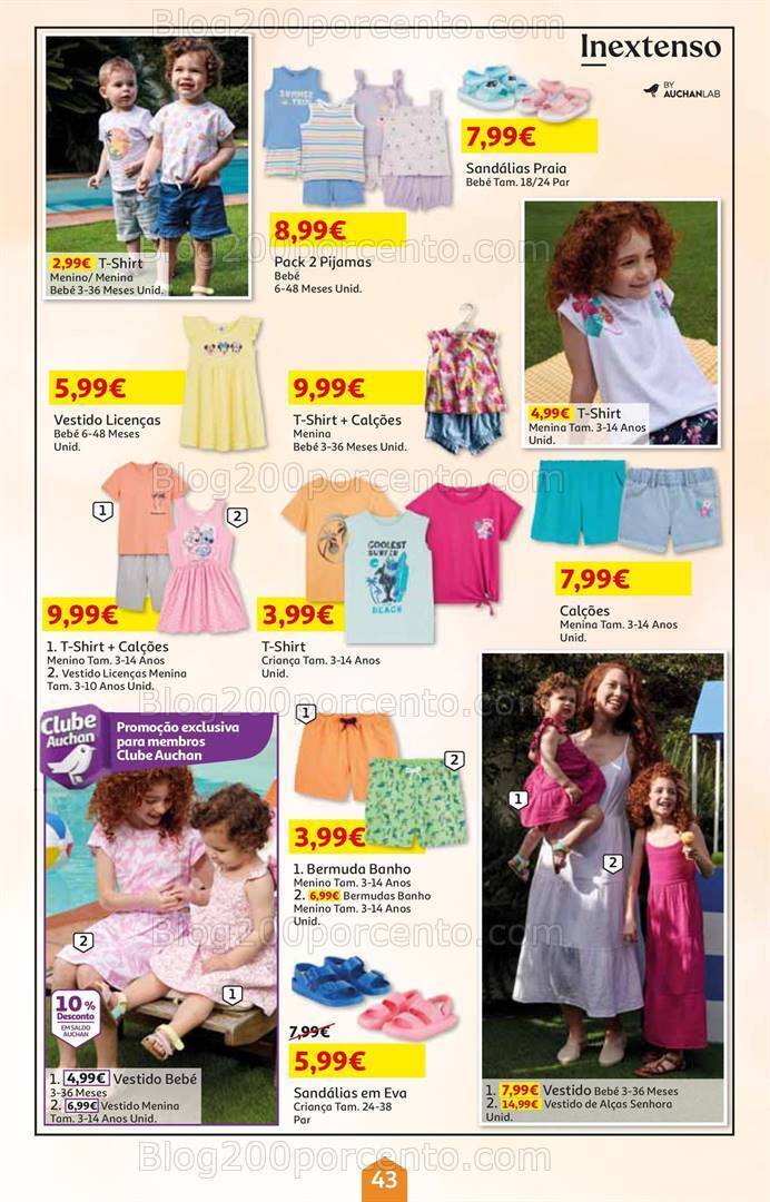 Antevisão Folheto AUCHAN Verão Promoções de 3 a 18 junho