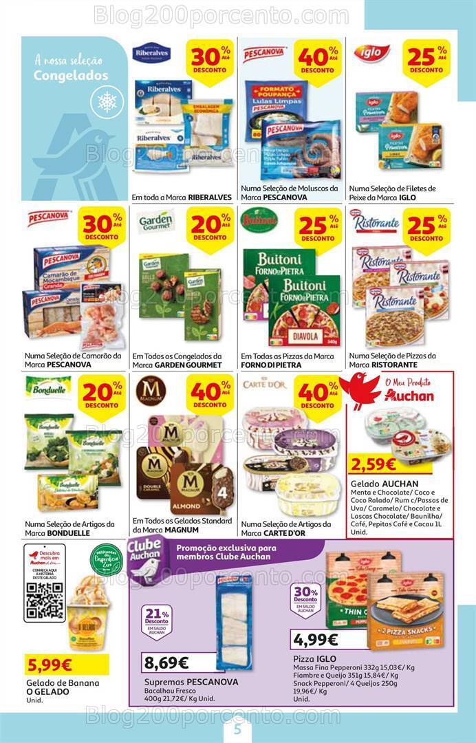 Antevisão Folheto AUCHAN Verão Promoções de 3 a 18 junho