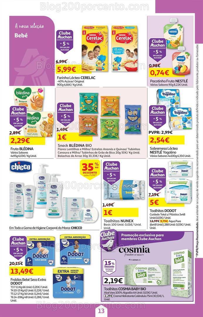 Antevisão Folheto AUCHAN Promoções de 3 a 20 maio