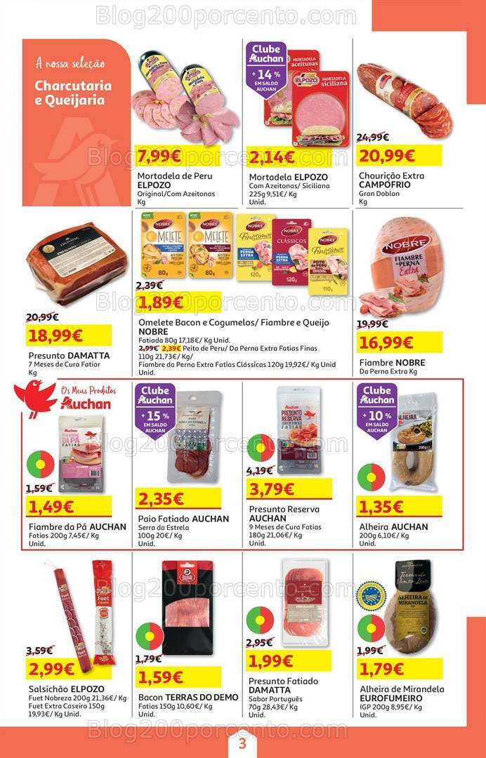 Antevisão Folheto AUCHAN Promoções de 3 a 20 maio