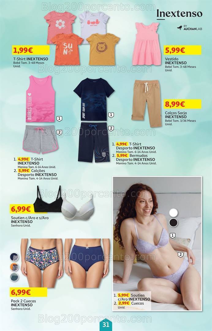 Antevisão Folheto AUCHAN Bazar Promoções de 3 a 20 maio