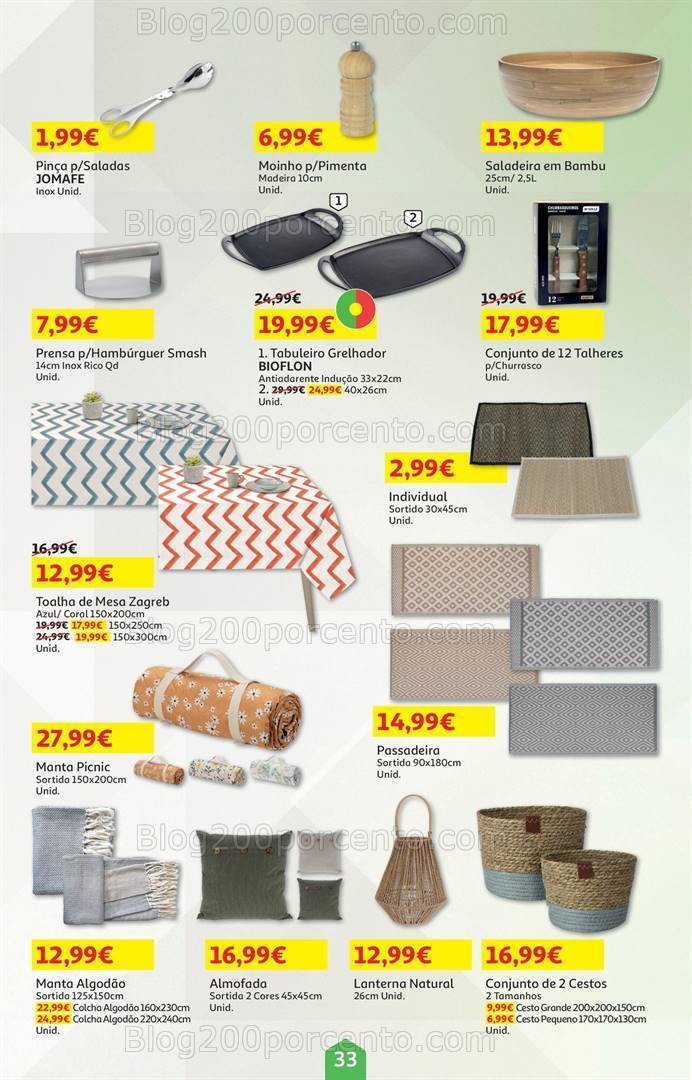 Antevisão Folheto AUCHAN Bazar Promoções de 3 a 20 maio