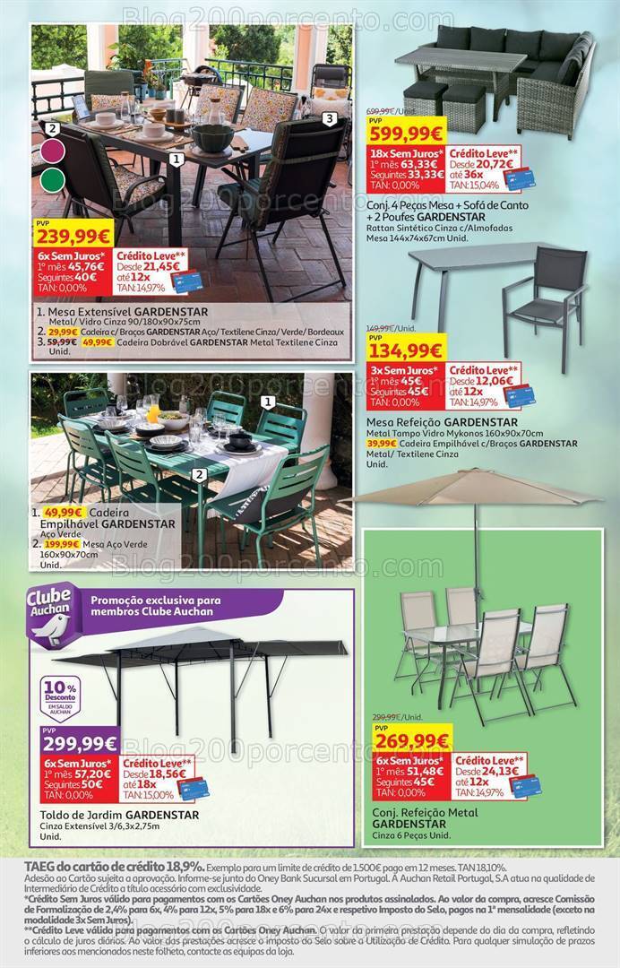 Antevisão Folheto AUCHAN Bazar Promoções de 3 a 20 maio