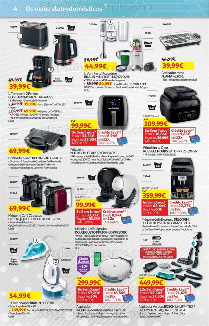 Antevisão Folheto AUCHAN Tecnologia Promoções de 3 a 20 maio