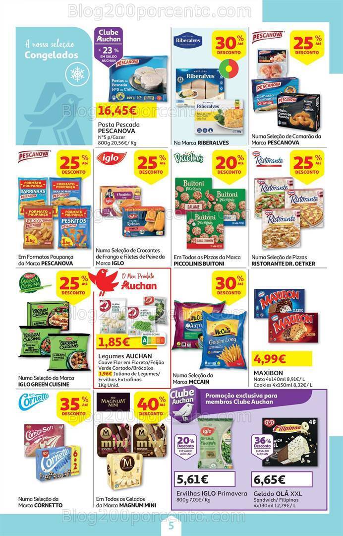 Antevisão Folheto AUCHAN Promoções de 3 a 20 maio