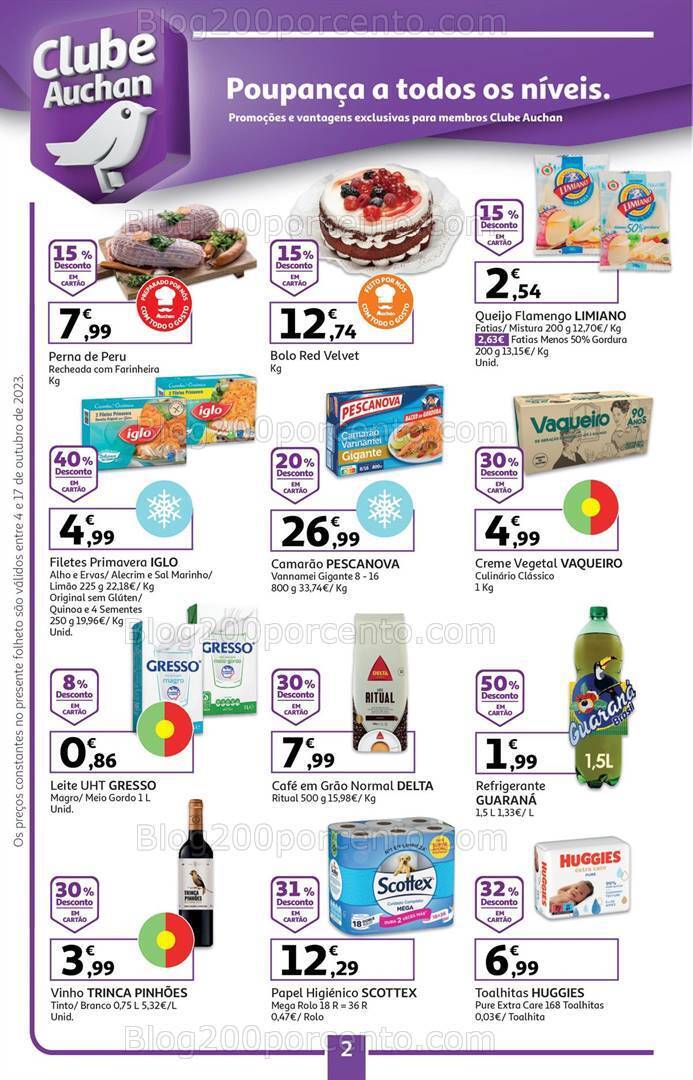 Antevisão Folheto AUCHAN 25 Dias Promoções de 4 a 17 outubro