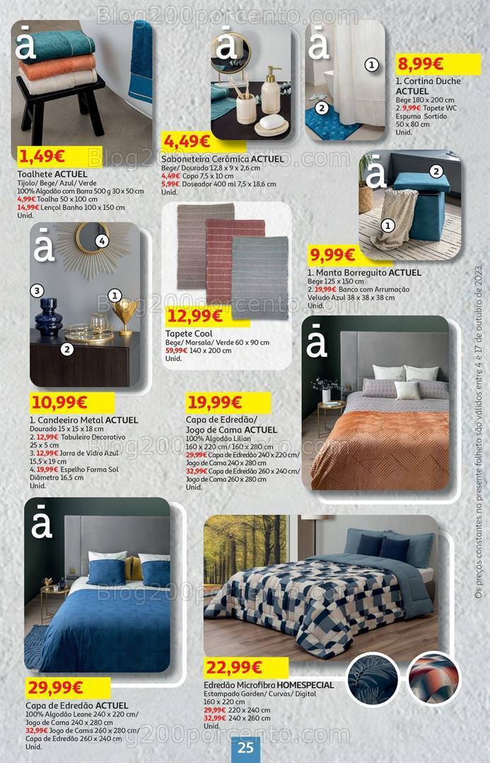 Antevisão Folheto AUCHAN Bazar Promoções de 4 a 17 outubro