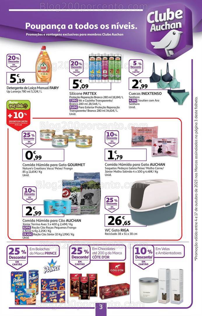 Antevisão Folheto AUCHAN 25 Dias Promoções de 4 a 17 outubro