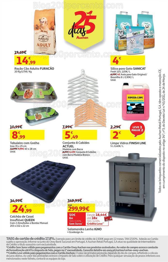 Antevisão Folheto AUCHAN Bazar Promoções de 4 a 17 outubro