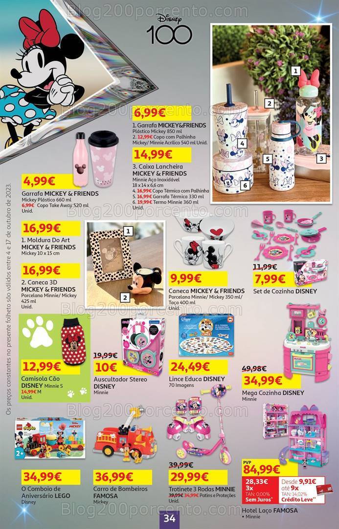 Antevisão Folheto AUCHAN Bazar Promoções de 4 a 17 outubro