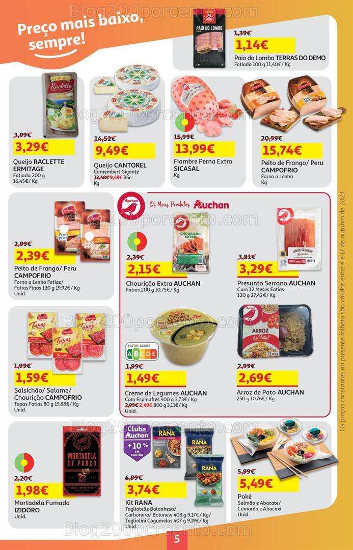 Antevisão Folheto AUCHAN 25 Dias Promoções de 4 a 17 outubro