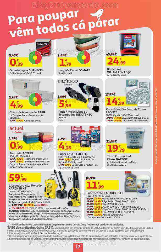 Antevisão Folheto AUCHAN Promoções de 4 a 18 julho