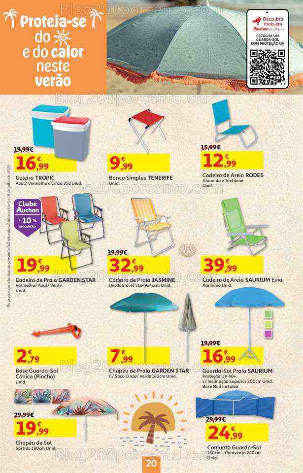 Antevisão Folheto AUCHAN Promoções de 4 a 18 julho