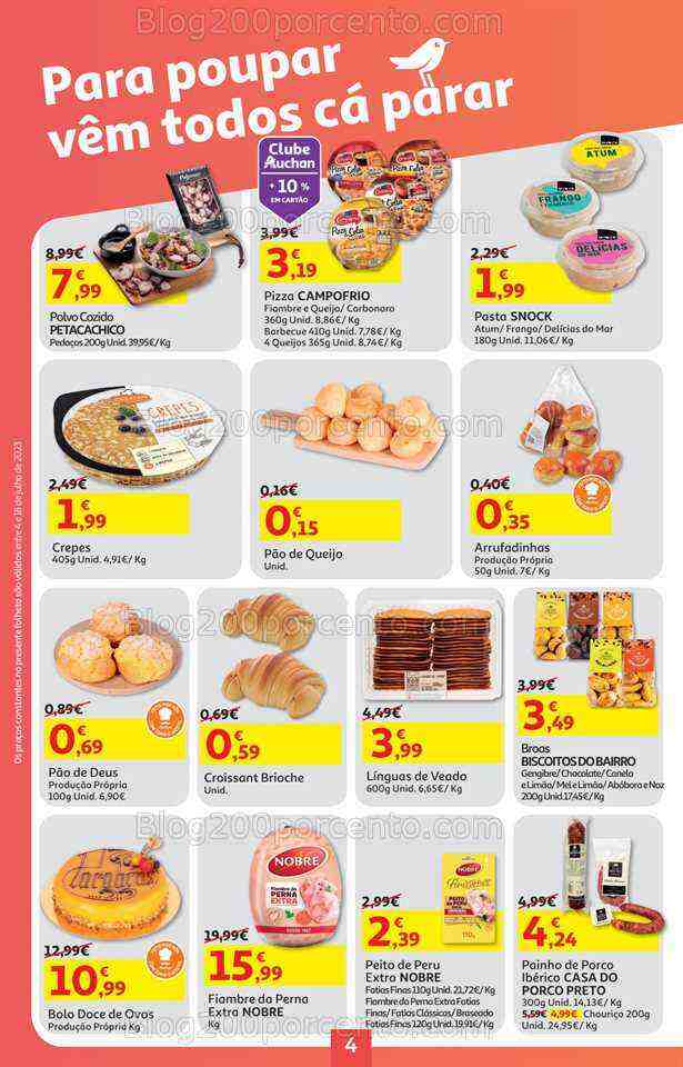 Antevisão Folheto AUCHAN Promoções de 4 a 18 julho