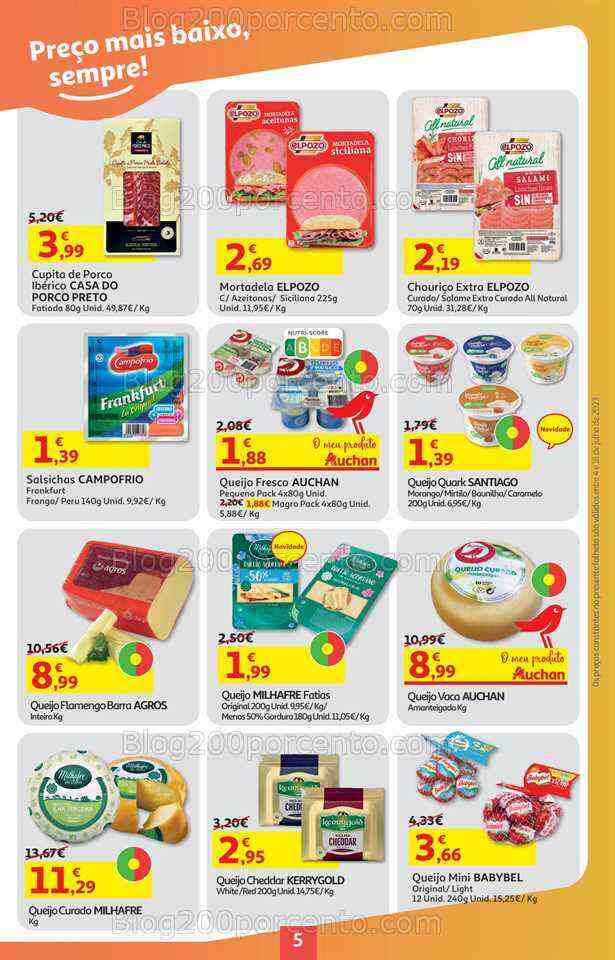 Antevisão Folheto AUCHAN Promoções de 4 a 18 julho