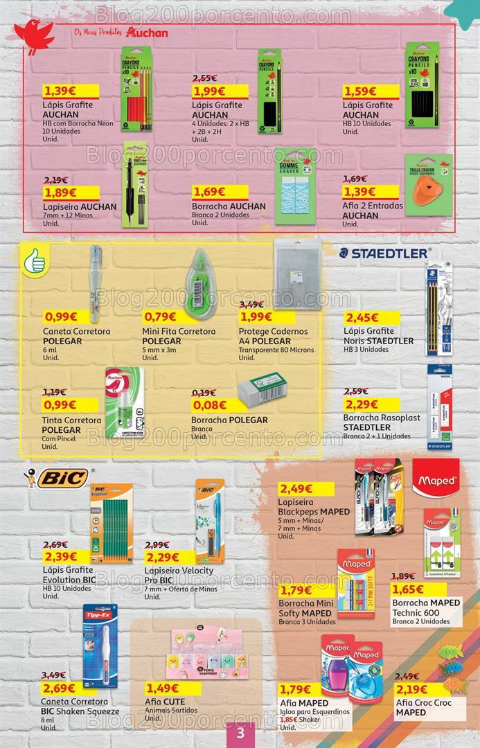 Antevisão Folheto AUCHAN Bazar Promoções de 5 a 18 setembro