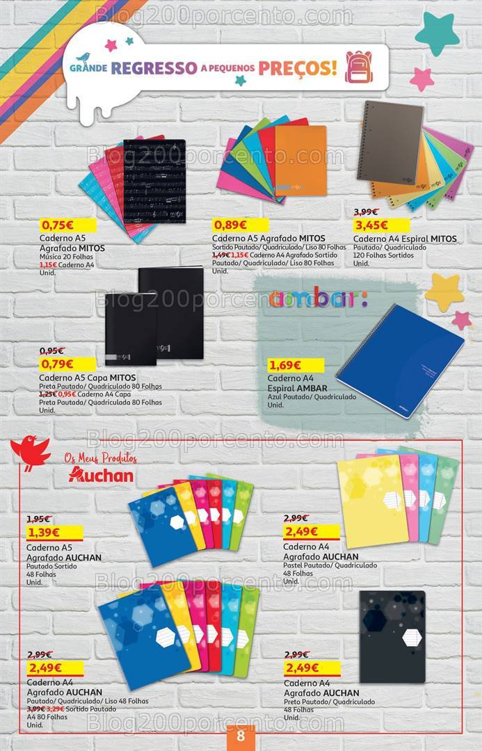 Antevisão Folheto AUCHAN Bazar Promoções de 5 a 18 setembro