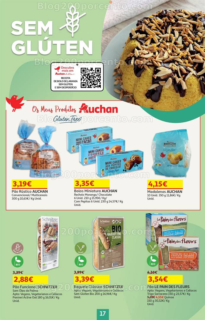 Antevisão Folheto AUCHAN Vida Saudável Promoções de 7 a 21 maio alimentação saudável