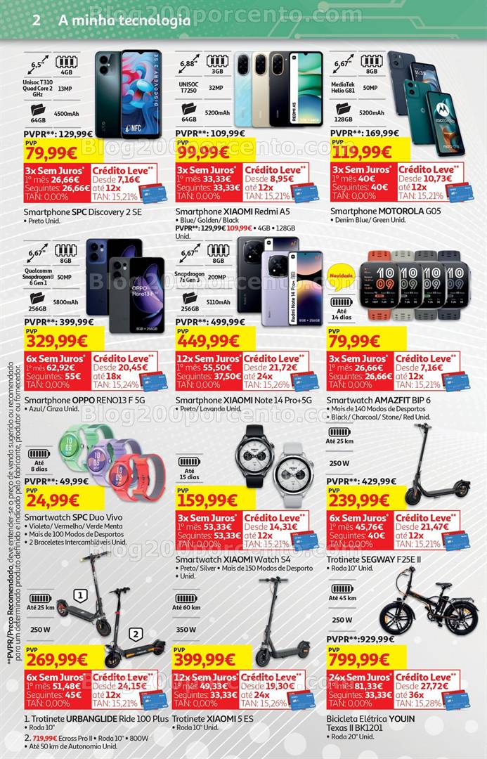Antevisão Folheto AUCHAN Promoções de 7 a 21 maio tecnologia