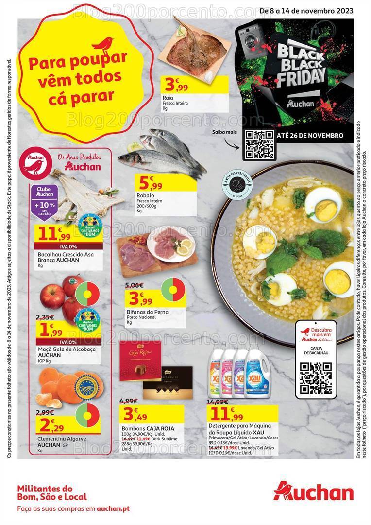 Antevisão Folheto AUCHAN Promoções de 8 a 14 novembro