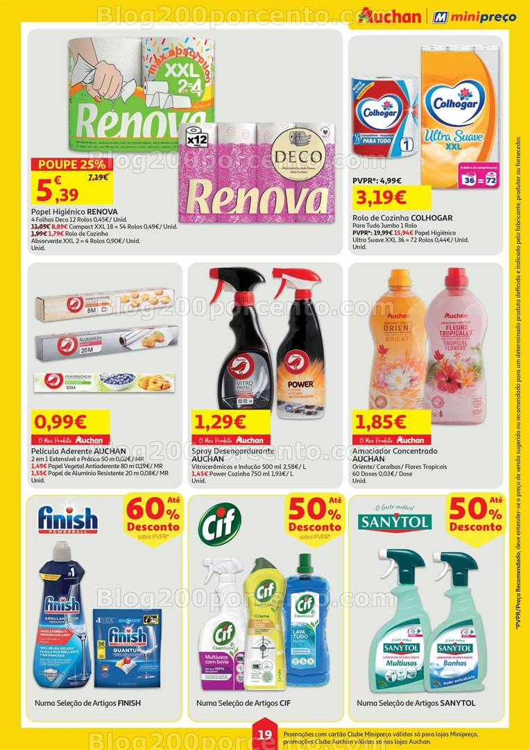 Antevisão Folheto AUCHAN - MINIPREÇO Promoções de 8 a 14 maio