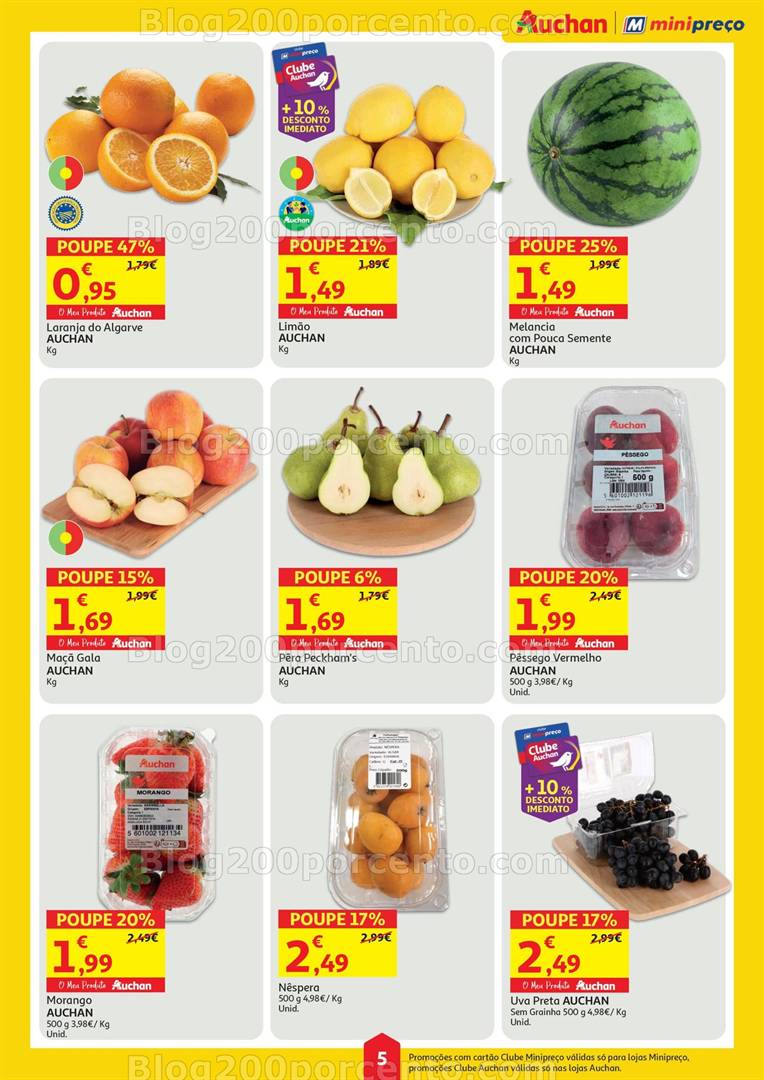 Antevisão Folheto AUCHAN - MINIPREÇO Promoções de 8 a 14 maio