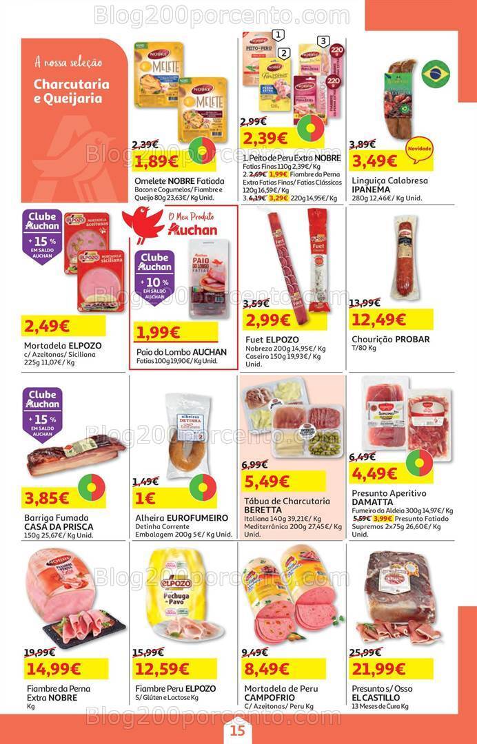 Antevisão Folheto AUCHAN Promoções de 9 a 22 julho