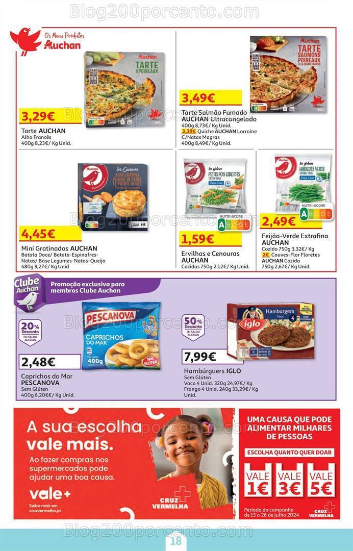 Antevisão Folheto AUCHAN Promoções de 9 a 22 julho